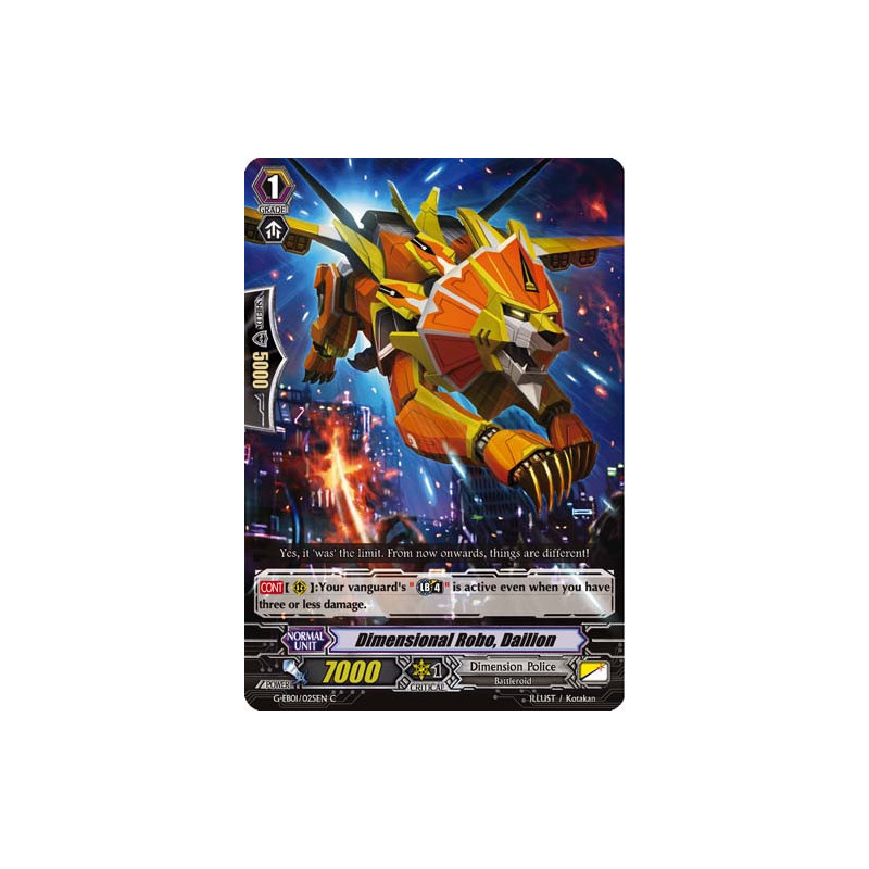 Vanguard_TCG_card_G-EB01_025EN_C_Dimensional_Robo_Dailion_Cosmic_Roar