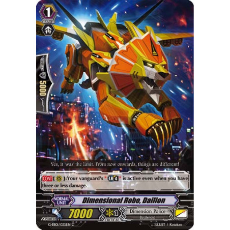 Vanguard_TCG_card_G-EB01_025EN_C_Dimensional_Robo_Dailion_Cosmic_Roar