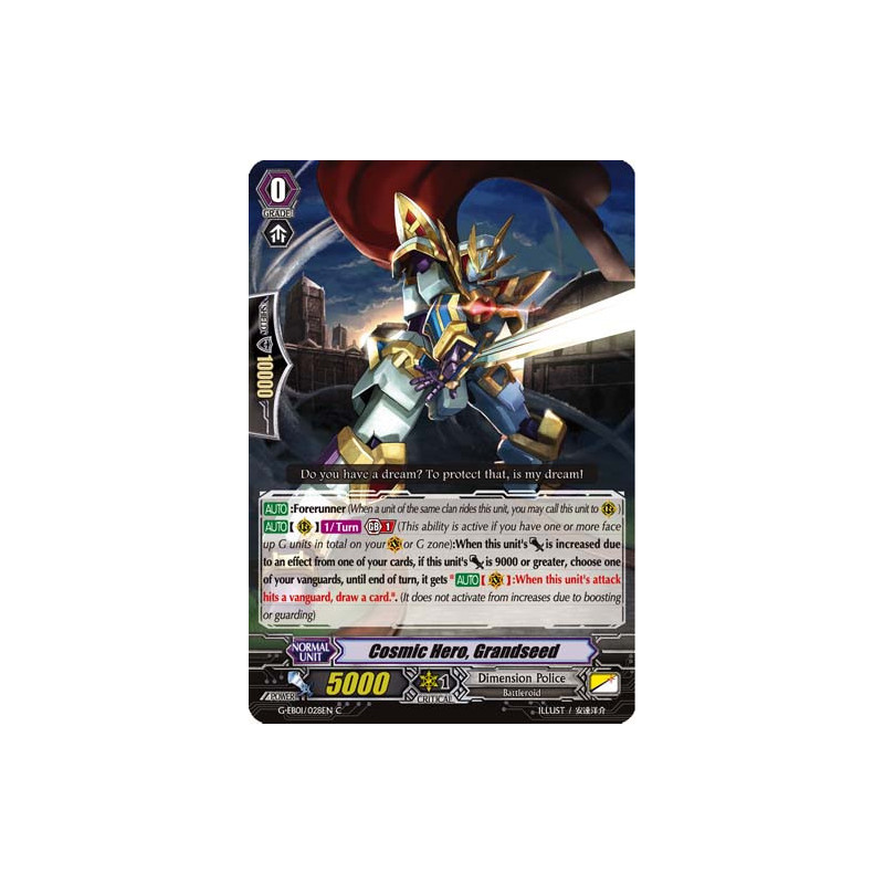 Vanguard_TCG_card_G-EB01_028EN_C_Cosmic_Hero_Grandseed_Cosmic_Roar
