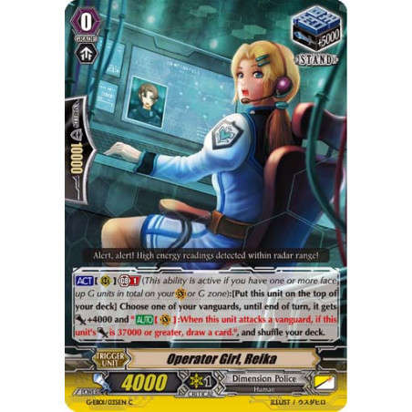 Vanguard_TCG_card_G-EB01_035EN_C_Operator_Girl_Reika_Cosmic_Roar