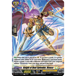 Vanguard_TCG_card_DZ-BT11_101EN_C_Knight_of_Dual_Splendor_Rience_Symphony_of_Might_Bloom