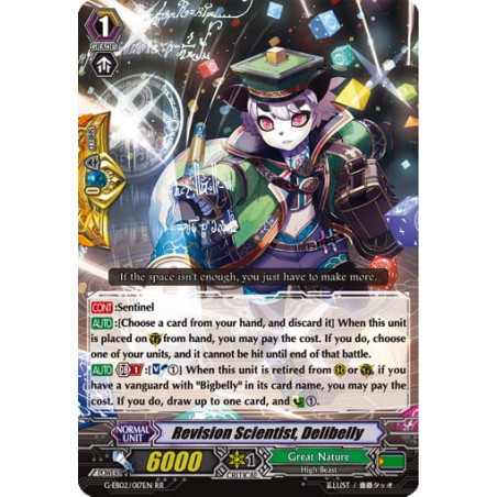 Vanguard_TCG_card_G-EB02_017EN_RR_Revision_Scientist_Delibelly_The_AWAKENING_ZOO