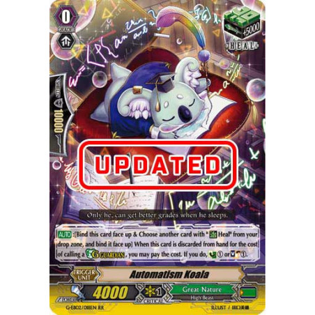 Vanguard_TCG_card_G-EB02_018EN_RR_Automatism_Koala_The_AWAKENING_ZOO