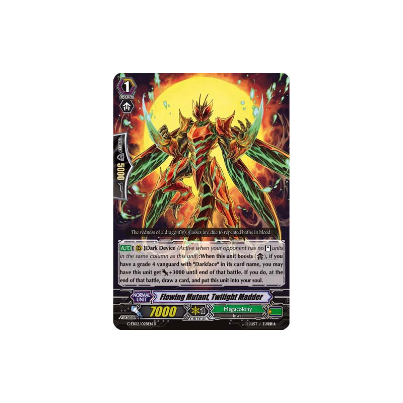 Vanguard_TCG_card_G-EB02_028EN_R_Flowing_Mutant_Twilight_Madder_The_AWAKENING_ZOO