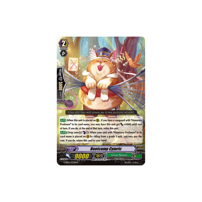 Vanguard_TCG_card_G-EB02_033EN_R_Bootcamp_Cymric_The_AWAKENING_ZOO
