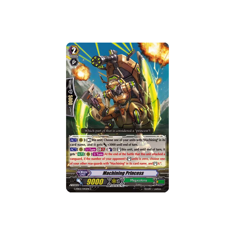 Vanguard_TCG_card_G-EB02_045EN_C_Machining_Princess_The_AWAKENING_ZOO