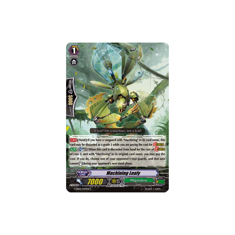 Vanguard_TCG_card_G-EB02_047EN_C_Machining_Leafy_The_AWAKENING_ZOO