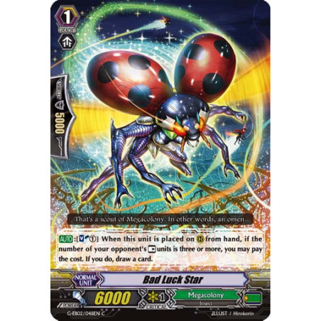 Vanguard_TCG_card_G-EB02_048EN_C_Bad_Luck_Star_The_AWAKENING_ZOO