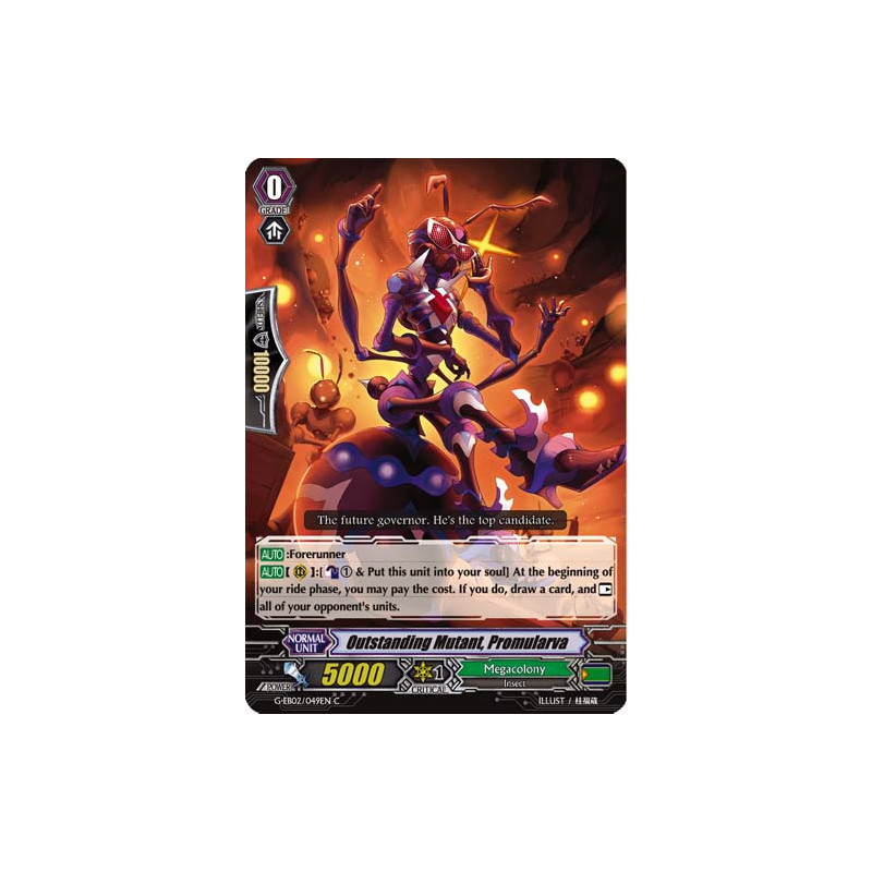 Vanguard_TCG_card_G-EB02_049EN_C_Outstanding_Mutant_Promularva_The_AWAKENING_ZOO