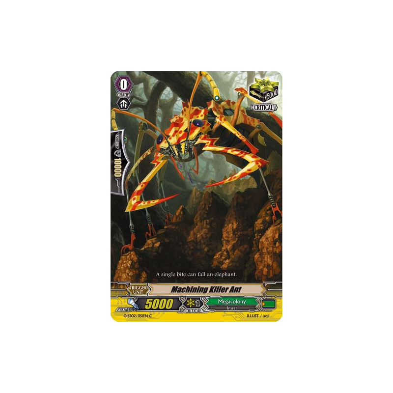 Vanguard_TCG_card_G-EB02_051EN_C_Machining_Killer_Ant_The_AWAKENING_ZOO