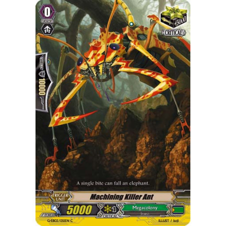 Vanguard_TCG_card_G-EB02_051EN_C_Machining_Killer_Ant_The_AWAKENING_ZOO