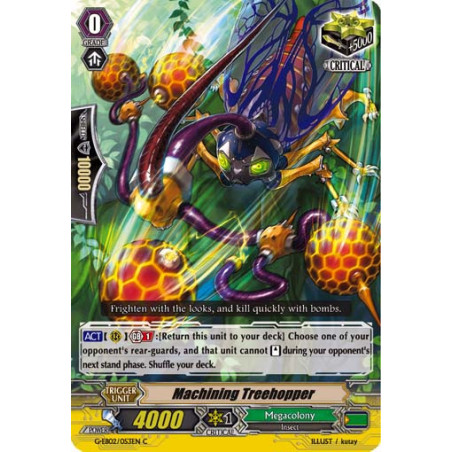 Vanguard_TCG_card_G-EB02_053EN_C_Machining_Treehopper_The_AWAKENING_ZOO