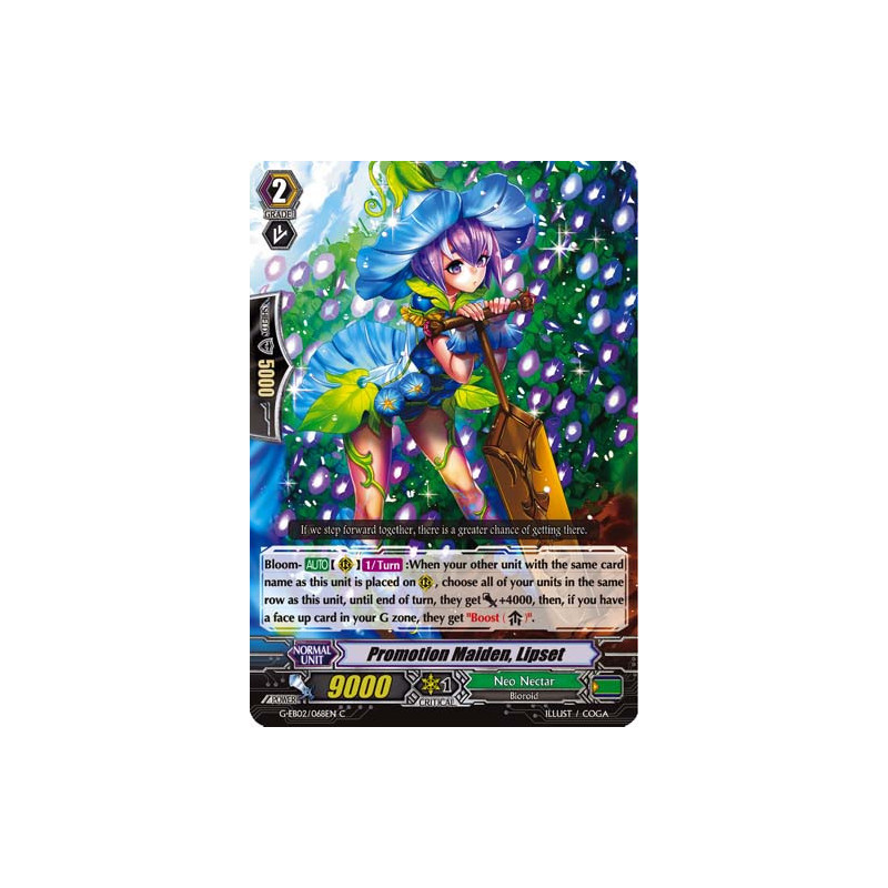 Vanguard_TCG_card_G-EB02_068EN_C_Promotion_Maiden_Lipset_The_AWAKENING_ZOO