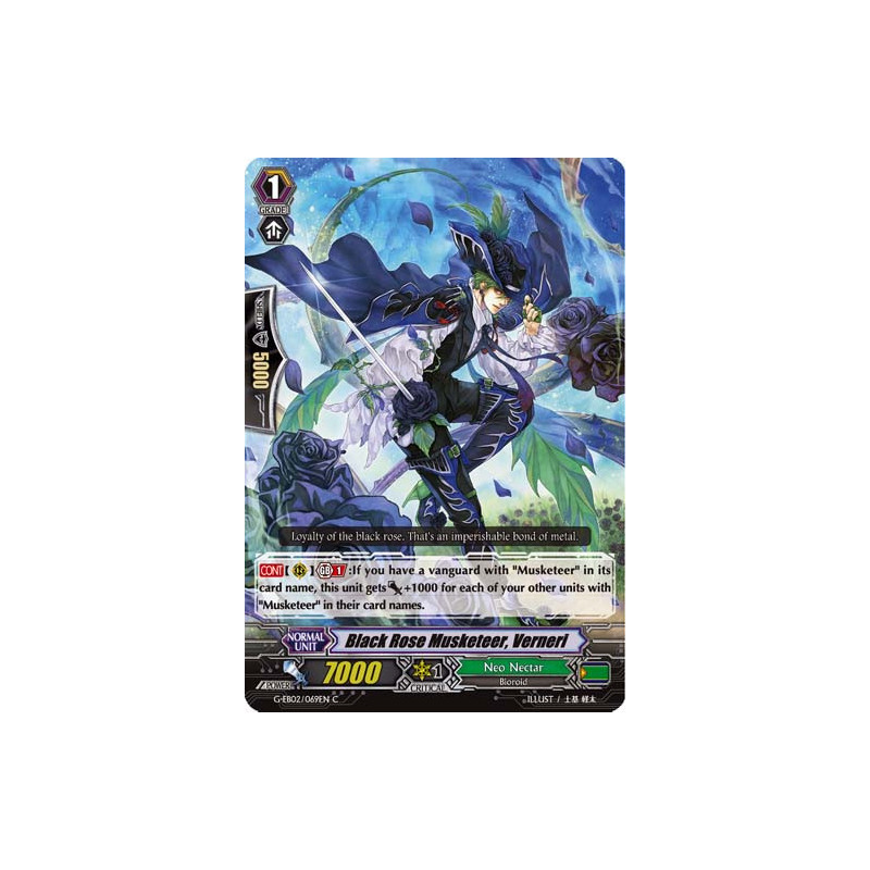 Vanguard_TCG_card_G-EB02_069EN_C_Black_Rose_Musketeer_Verneri_The_AWAKENING_ZOO