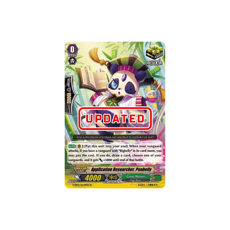 Vanguard_TCG_card_G-EB02_Re02EN_Re_Application_Researcher_Ponbelly_The_AWAKENING_ZOO