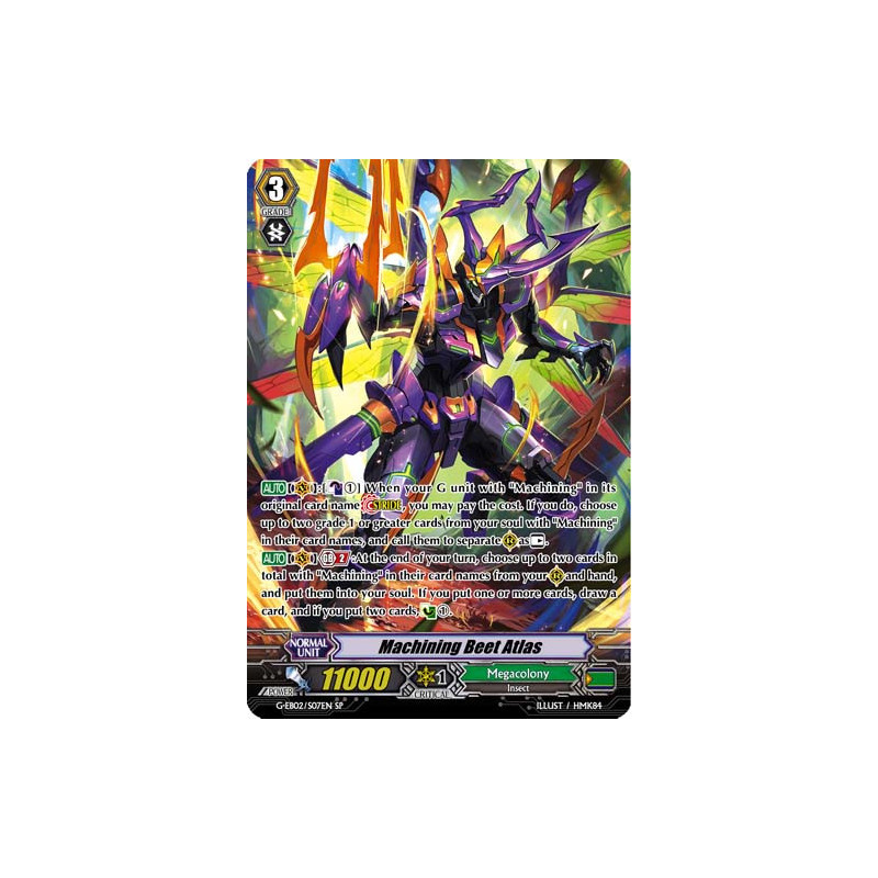 Vanguard_TCG_card_G-EB02_S07EN_SP_Machining_Beet_Atlas_The_AWAKENING_ZOO