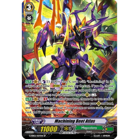 Vanguard_TCG_card_G-EB02_S07EN_SP_Machining_Beet_Atlas_The_AWAKENING_ZOO