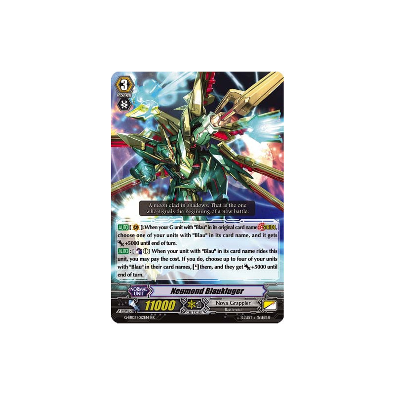 Vanguard_TCG_card_G-EB03_012EN_RR_Neumond_Blaukluger_The_GALAXY_STAR_GATE