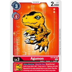 EX1-001 U Agumon Digimon