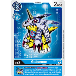 EX1-011 U Gabumon Digimon