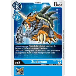 EX1-018 C Zudomon Digimon