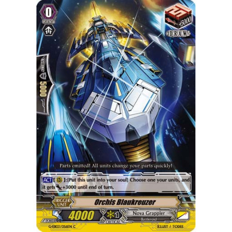 Vanguard_TCG_card_G-EB03_056EN_C_Orchis_Blaukreuzer_The_GALAXY_STAR_GATE
