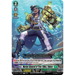 Vanguard_TCG_card_DZ-BT11_103EN_C_Marine_General_of_True_Tides_Pyktes_Symphony_of_Might_Bloom