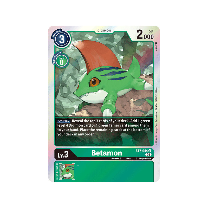 BT7-044 R Betamon Digimon - Next Adventure Digimon Card Game