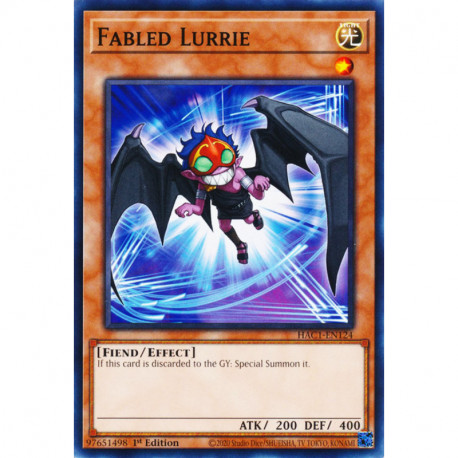 Hac1 En124 Fabled Lurrie Hidden Arsenal Chapter 1 Card Yu Gi Oh