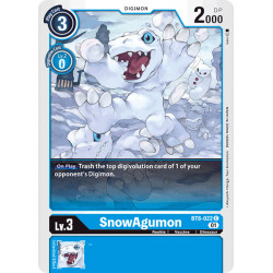 BT8-022 C SnowAgumon Digimon