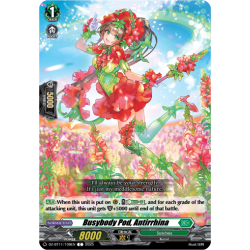 Vanguard_TCG_card_DZ-BT11_109EN_C_Busybody_Pod_Antirrhina_Symphony_of_Might_Bloom