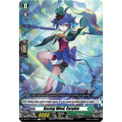 Vanguard_TCG_card_DZ-BT11_111EN_C_Racing_Wind_Corphie_Symphony_of_Might_Bloom