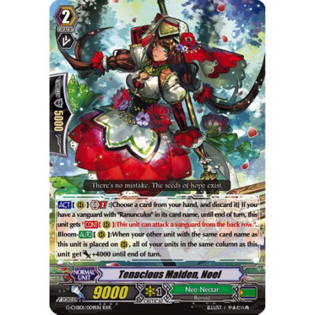 Vanguard_TCG_card_G-CHB01_009EN_RRR_Tenacious_Maiden_Noel_TRY3_NEXT