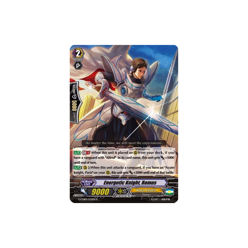 Vanguard_TCG_card_G-CHB01_025EN_R_Energetic_Knight_Romus_TRY3_NEXT
