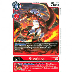 EX2-009 C Growlmon Digimon
