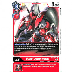 EX2-010 U WarGrowlmon Digimon