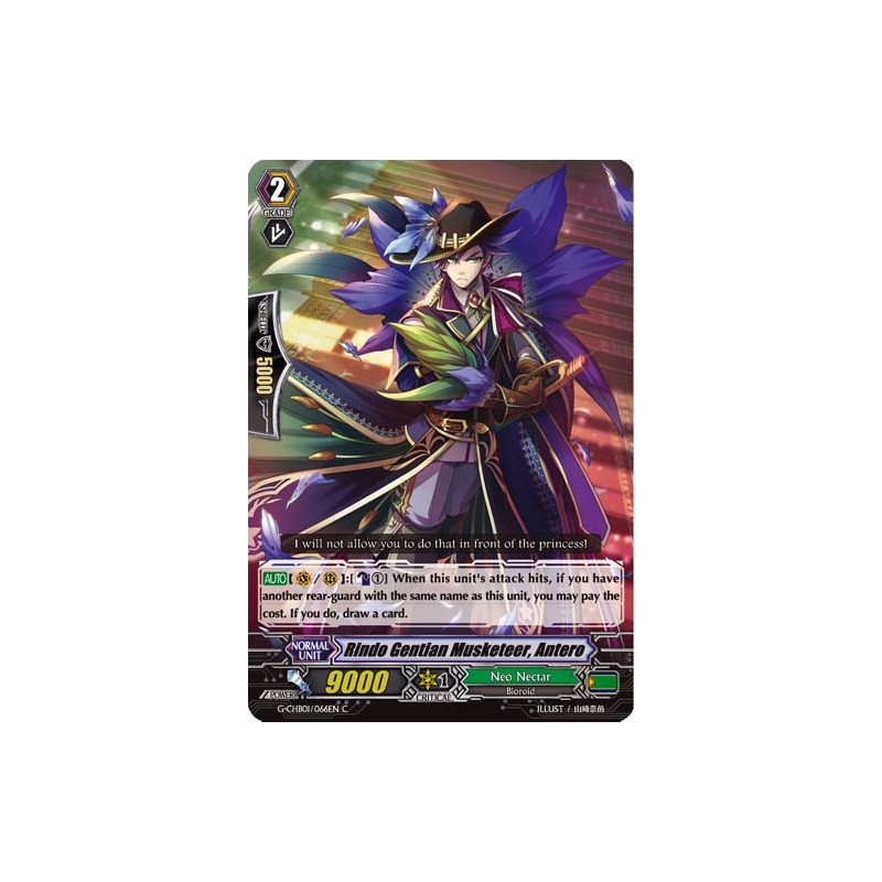 Vanguard_TCG_card_G-CHB01_066EN_C_Rindo_Gentian_Musketeer_Antero_TRY3_NEXT