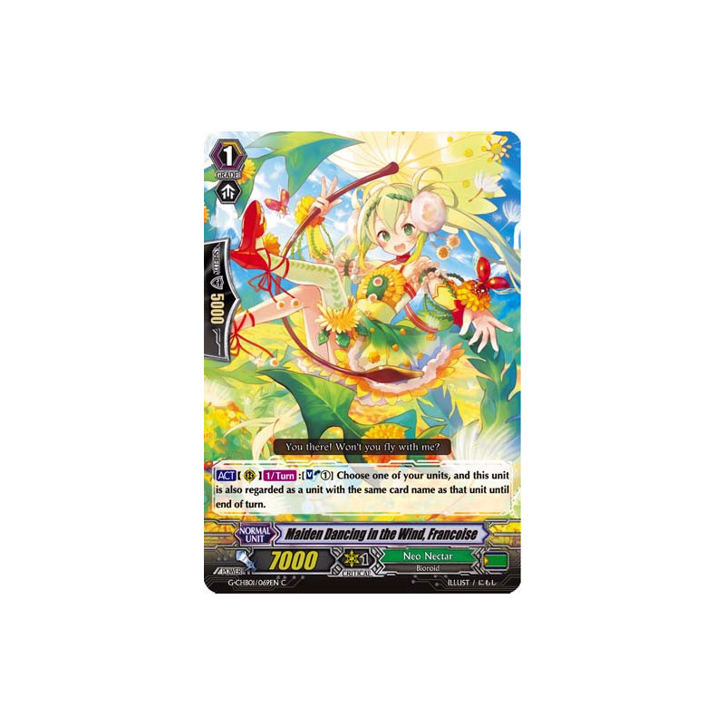 Vanguard_TCG_card_G-CHB01_069EN_C_Maiden_Dancing_in_the_Wind_Francoise_TRY3_NEXT