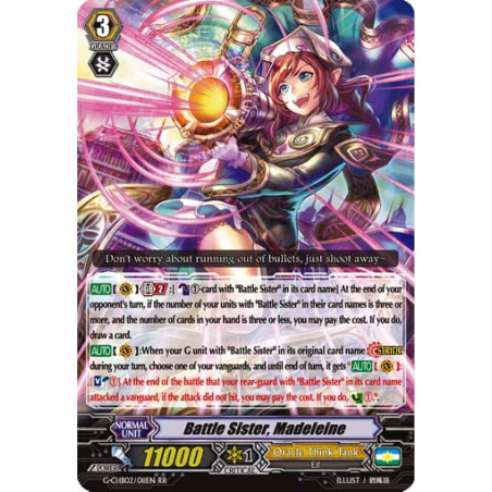 Vanguard_TCG_card_G-CHB02_011EN_RR_Battle_Sister_Madeleine_E_ARE_TRINITY_DRAGON