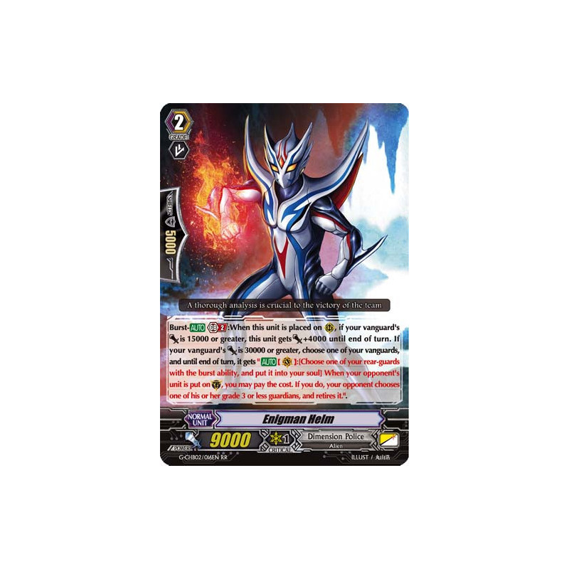 Vanguard_TCG_card_G-CHB02_016EN_RR_Enigman_Helm_E_ARE_TRINITY_DRAGON