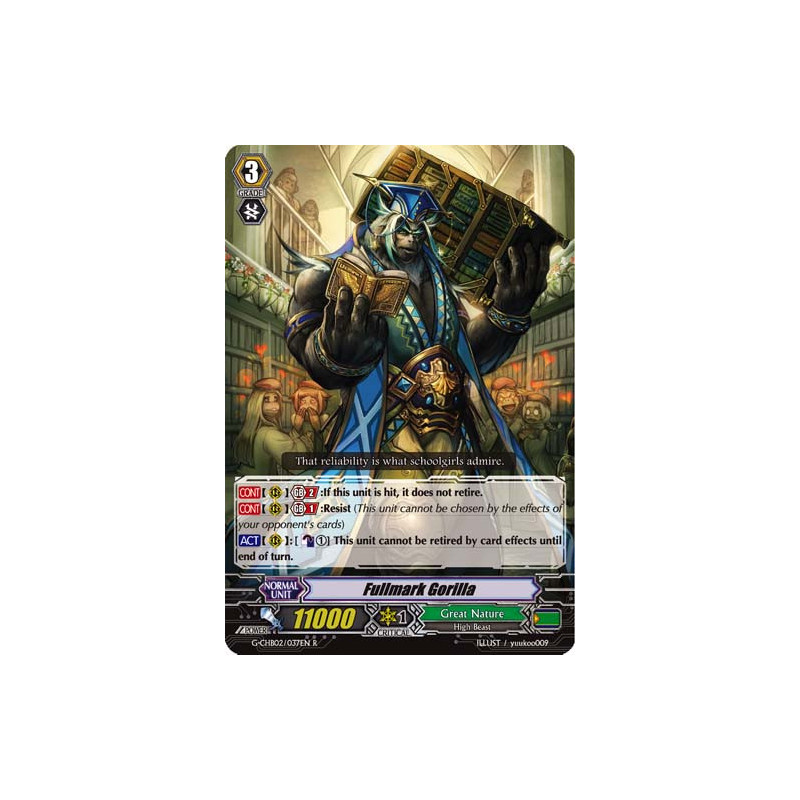 Vanguard_TCG_card_G-CHB02_037EN_R_Fullmark_Gorilla_E_ARE_TRINITY_DRAGON