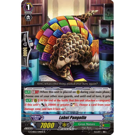 Vanguard_TCG_card_G-CHB02_041EN_R_Label_Pangolin_E_ARE_TRINITY_DRAGON