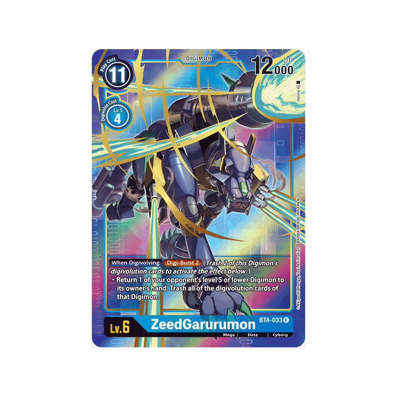 Digimon_TCG_BT4-033_AA_ZeedGarurumon_Alternative_Art_Great_Legend_Card_Game
