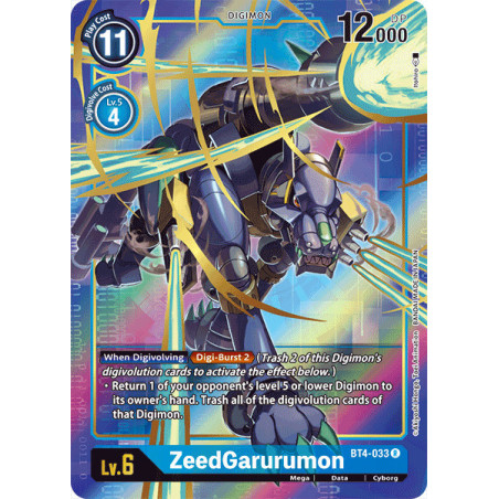 Digimon_TCG_BT4-033_AA_ZeedGarurumon_Alternative_Art_Great_Legend_Card_Game