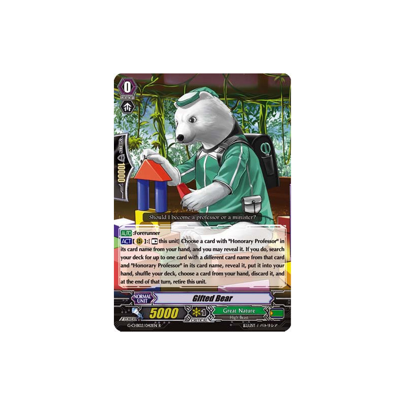 Vanguard_TCG_card_G-CHB02_042EN_R_Gifted_Bear_E_ARE_TRINITY_DRAGON