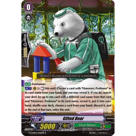 Vanguard_TCG_card_G-CHB02_042EN_R_Gifted_Bear_E_ARE_TRINITY_DRAGON