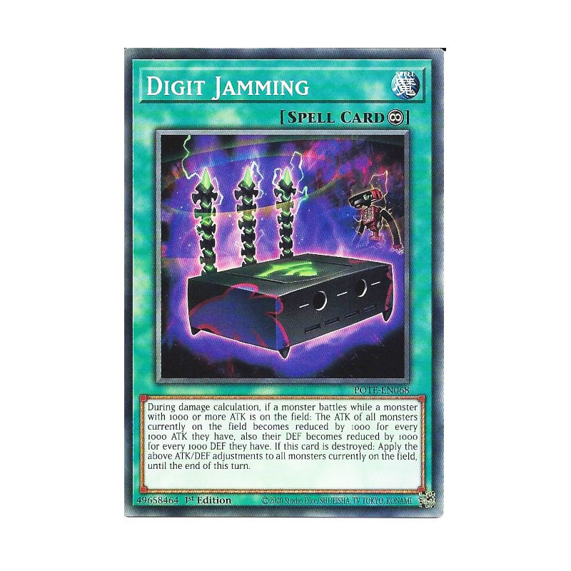 POTE-EN068 Brouillage Chiffré Le Pouvoir des Éléments - Carte Yu-gi-oh