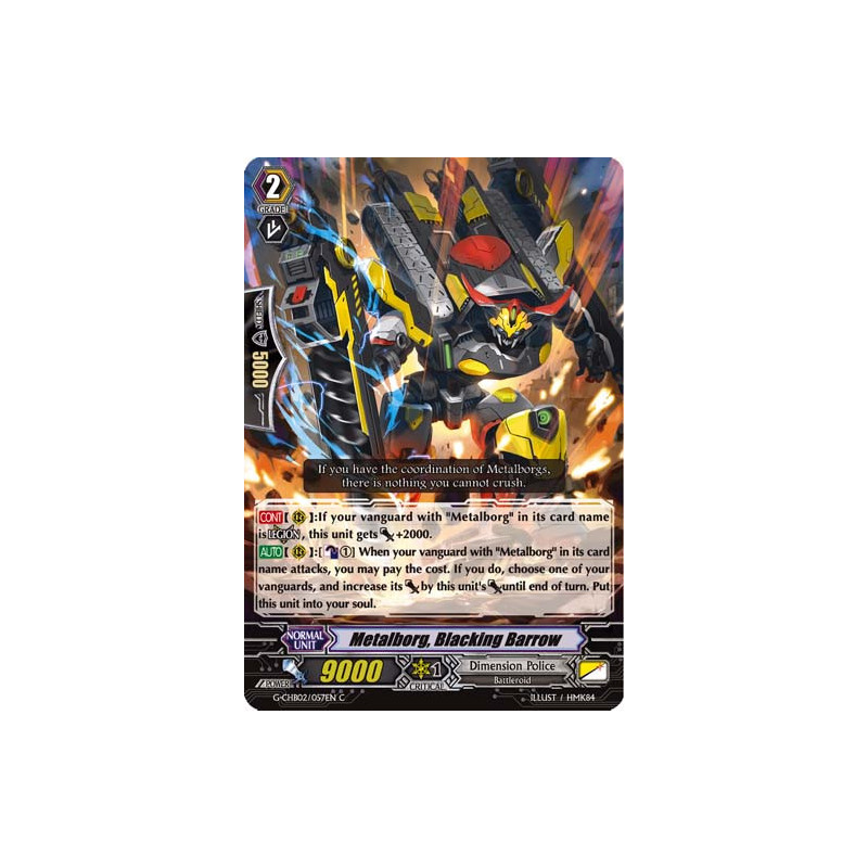 Vanguard_TCG_card_G-CHB02_057EN_C_Metalborg_Blacking_Barrow_E_ARE_TRINITY_DRAGON