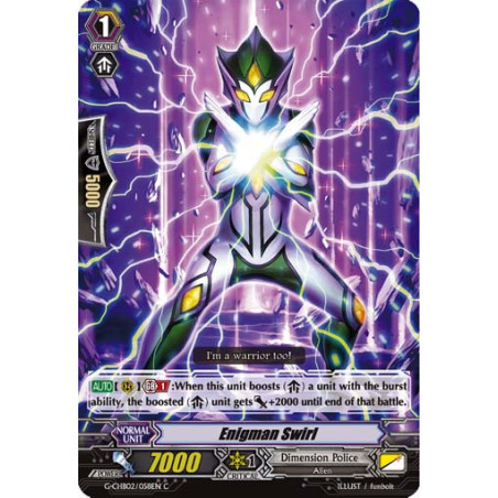 Vanguard_TCG_card_G-CHB02_058EN_C_Enigman_Swirl_E_ARE_TRINITY_DRAGON