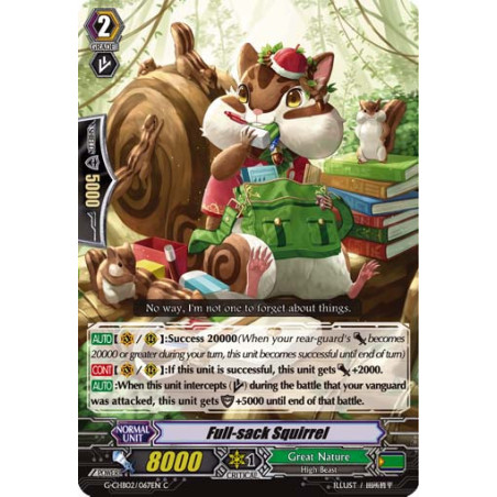 Vanguard_TCG_card_G-CHB02_067EN_C_Full-sack_Squirrel_E_ARE_TRINITY_DRAGON